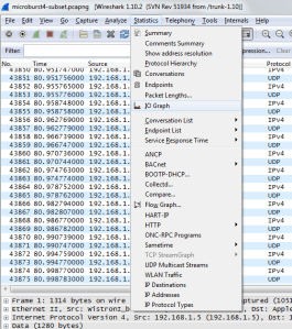 Wireshark IOGraph