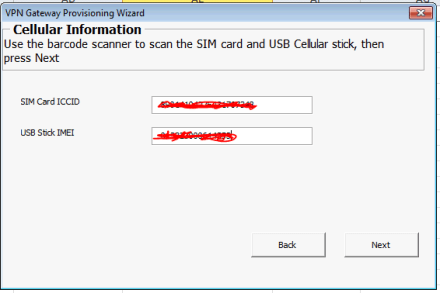 Detected this was a broadband/cellular site. Prompt the user for the appropriate information.